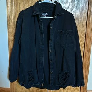 Distressed Denim Jacket